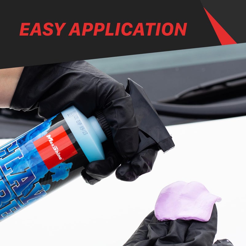 Maxshine Clay Lube Spray 16oz | Synthetic Lubricant for Clay Bars & Pads | Quick Detailer with Pleasant Scent | Provides Smooth Glide & Surface Protection for Car Paint, Glass & Auto Detailing - Image 2